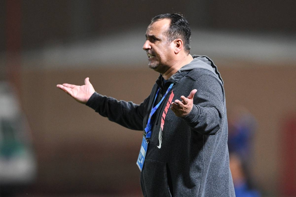 المدير الفني لفريق النصر لكرة القدم ظاهر العدواني