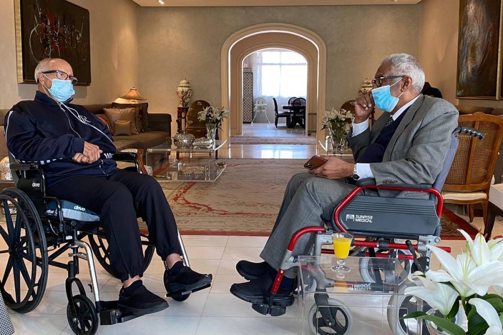 الراحلان النيباري وأحمد الخطيب
