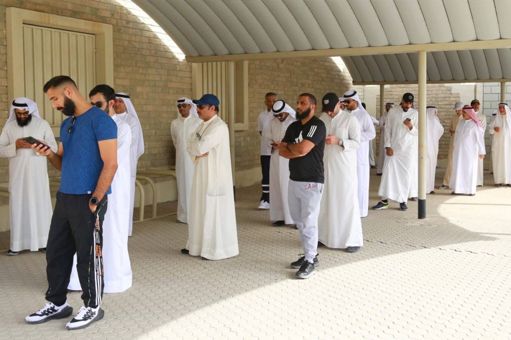 طابور انتظار للتصويت في «أمة 23» (أرشيف)