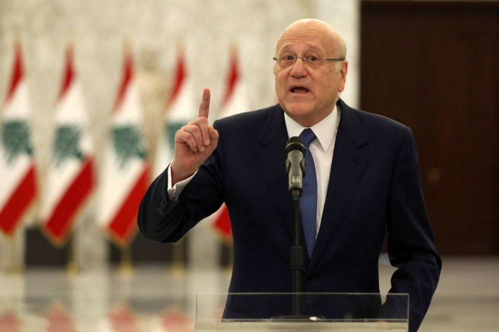 رئيس حكومة تصريف الأعمال اللبنانية نجيب ميقاتي