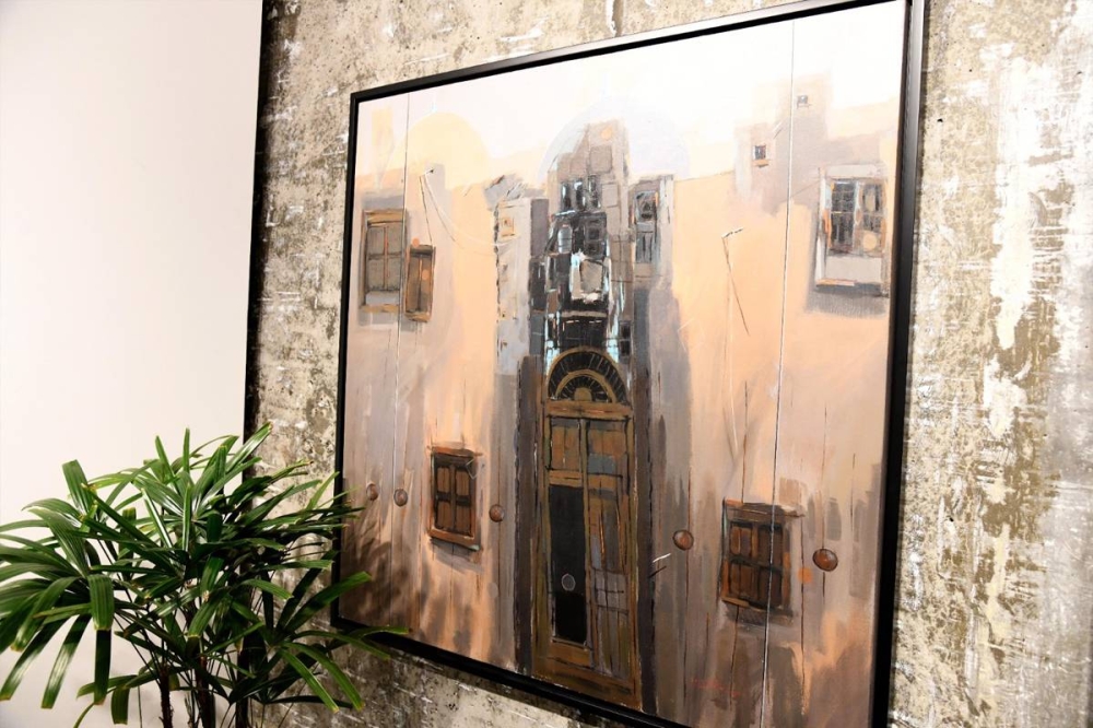 من أعمال الفنان عبدالرضا باقر