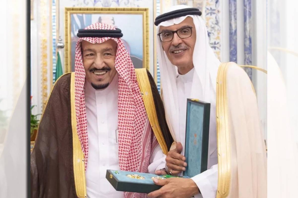 الراحل مع الملك سلمان بن عبد العزيز