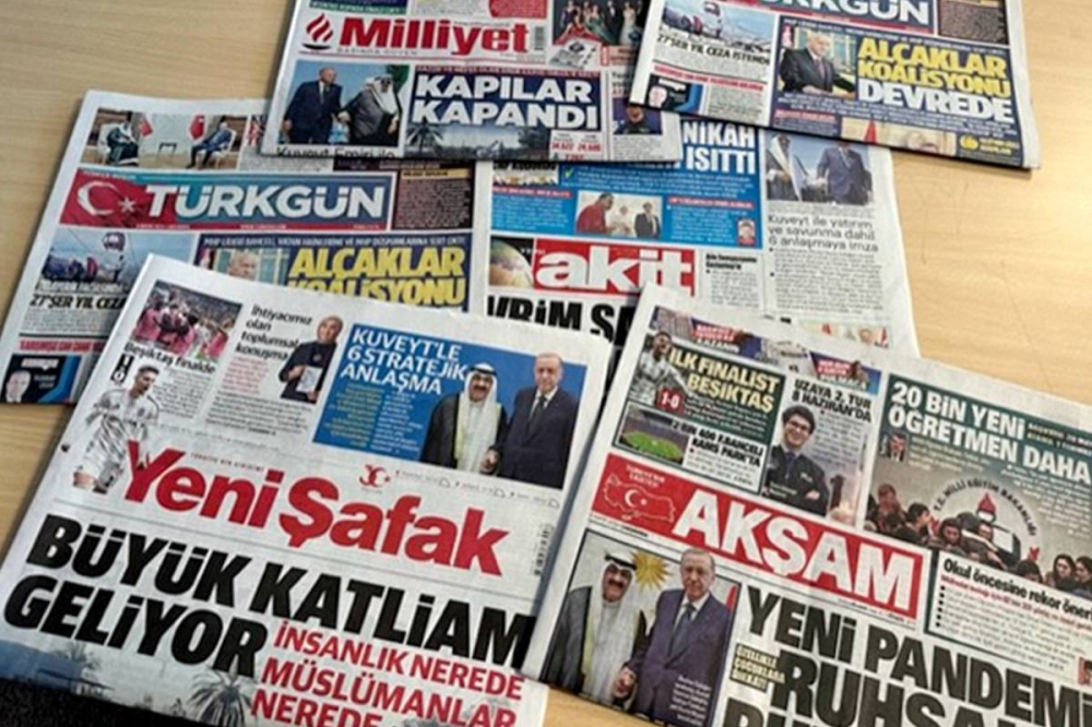  جانب من الصحف التركية أمس