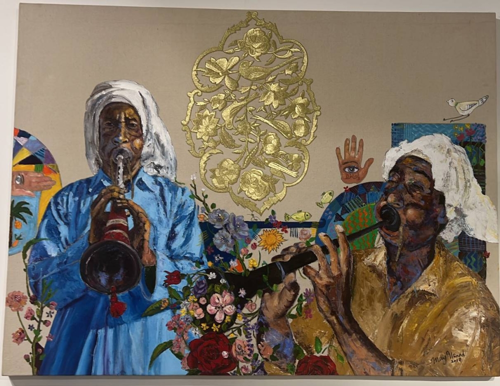 من أعمال الفنانة مي السعد 