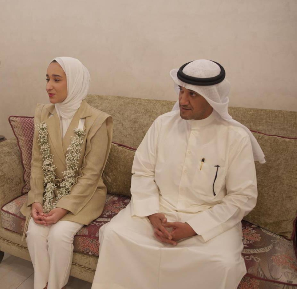 لولوة الجويسري مع والدها