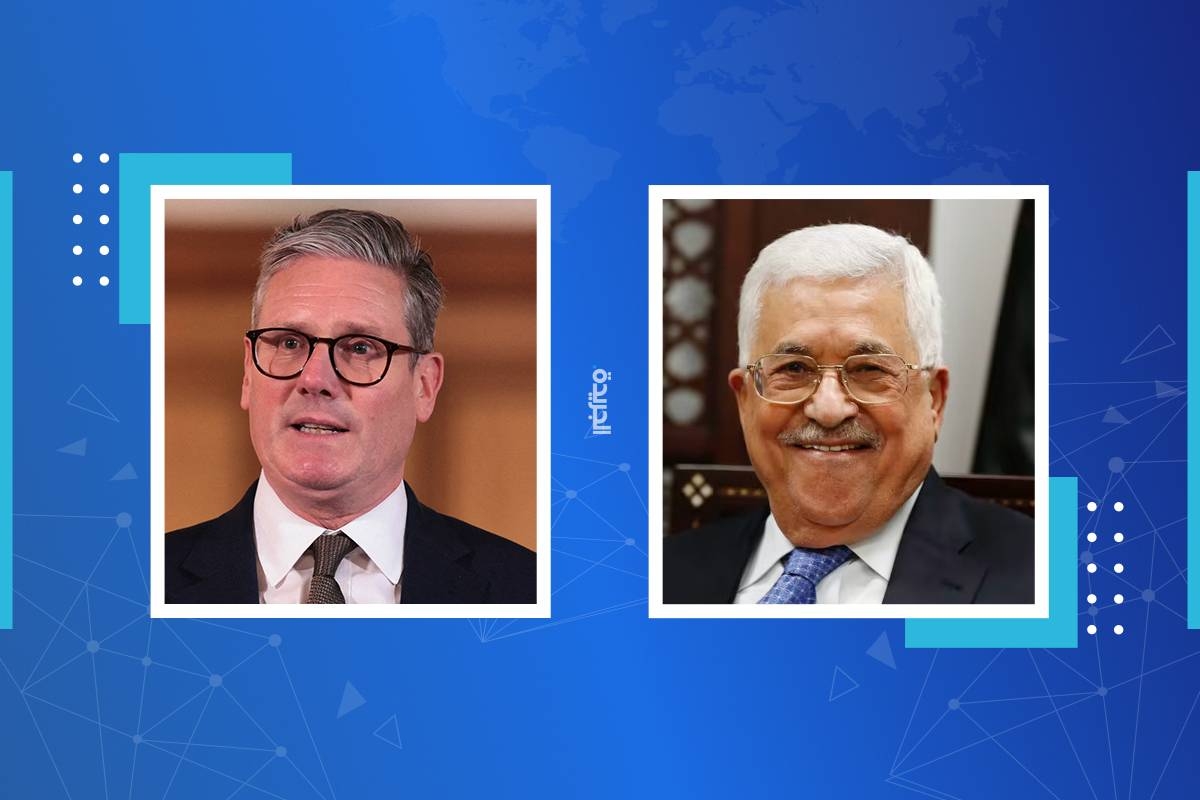 الرئيس الفلسطيني محمود عباس ورئيس الوزراء البريطاني الجديد كير ستارمر
