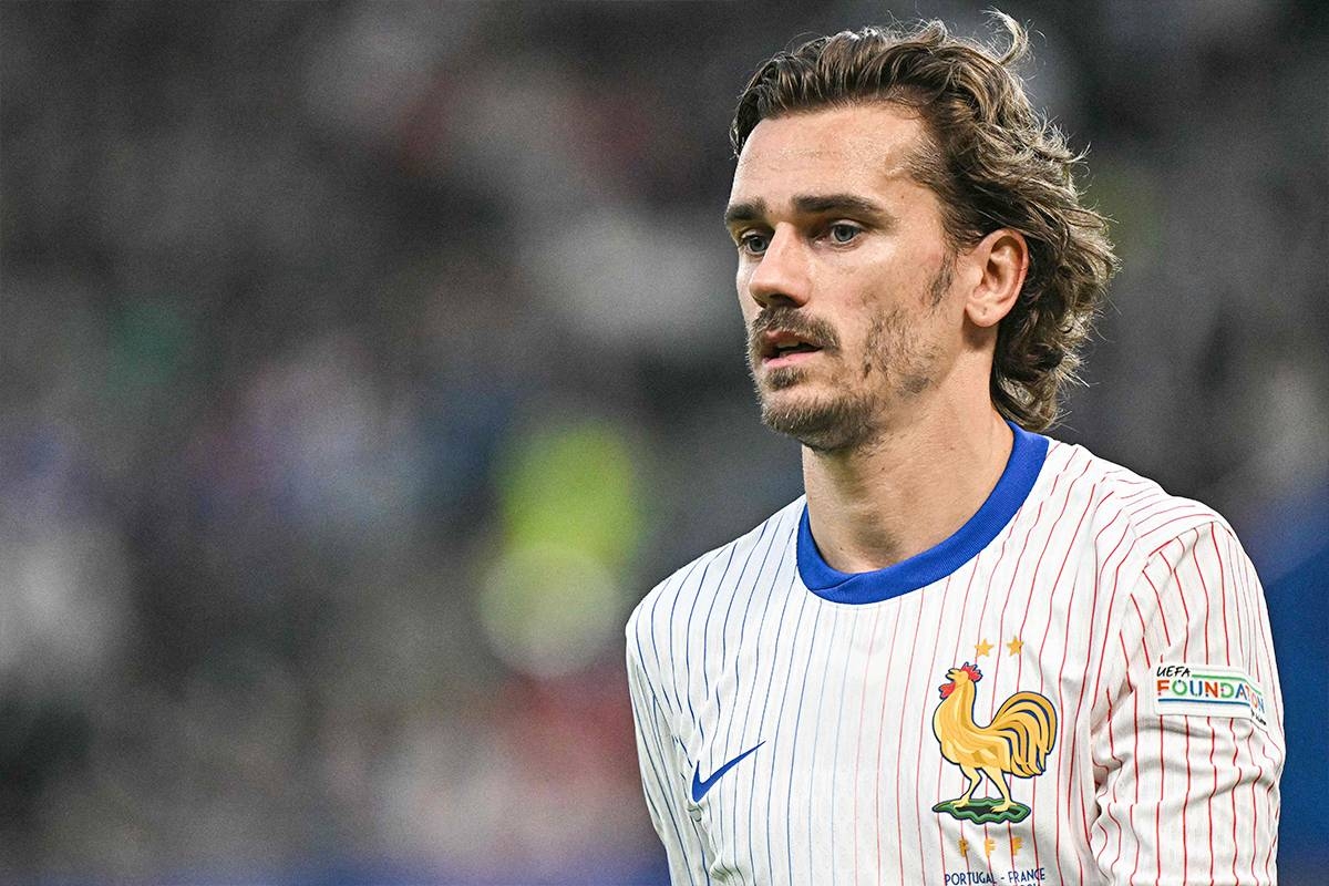 أنطوان غريزمان نجم منتخب فرنسا 