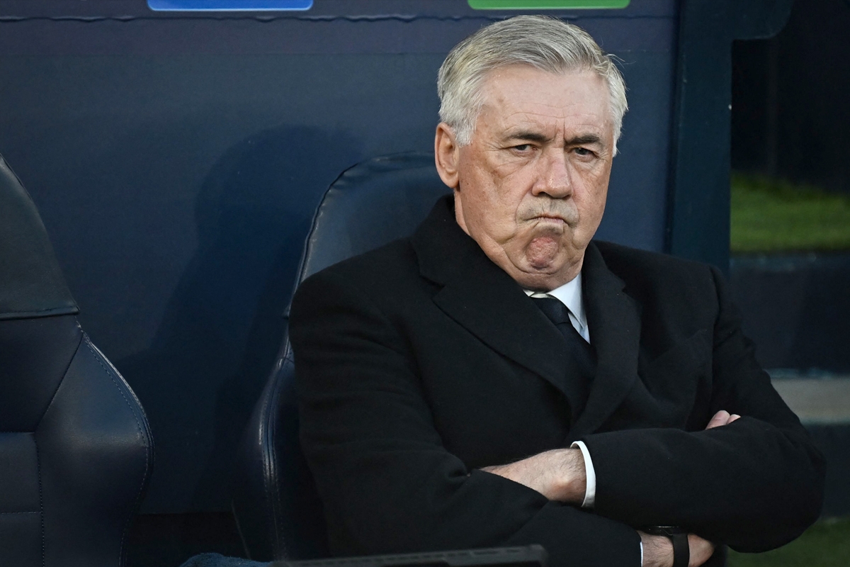 المدرب الإيطالي لنادي ريال مدريد الإسباني كارلو أنشيلوتي