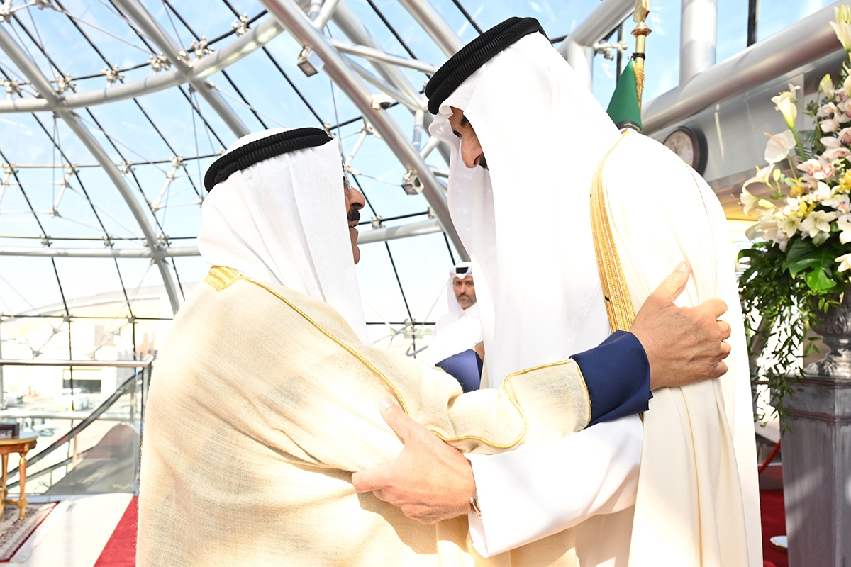 سمو الأمير مستقبلاً أمير دولة قطر