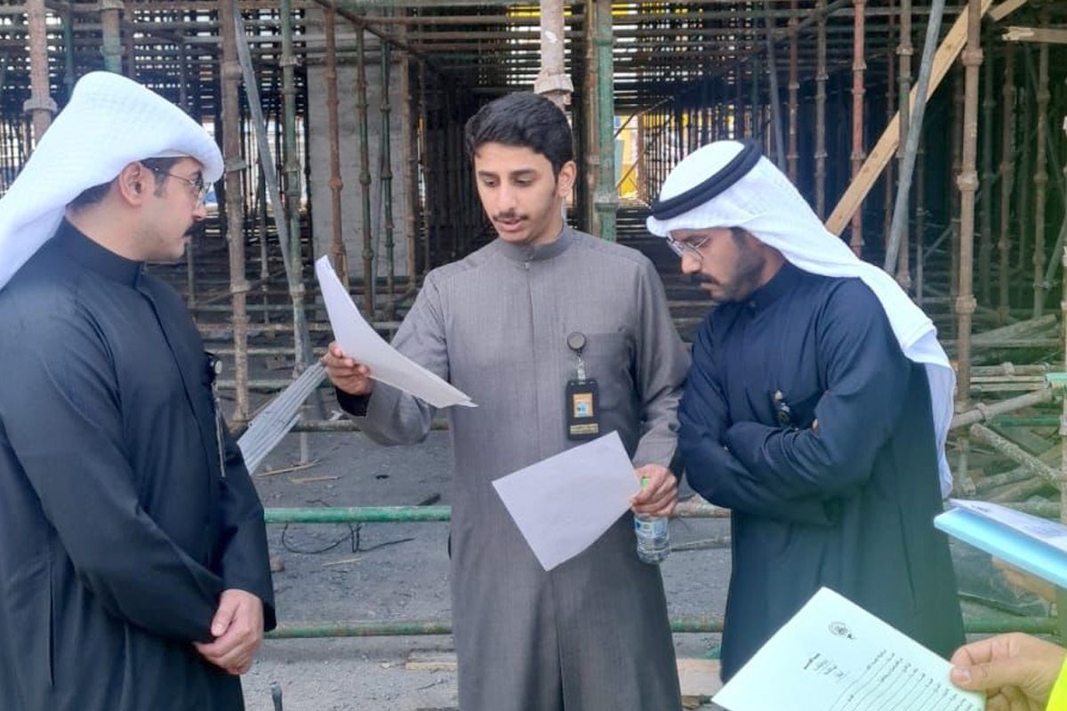 تحرير إحدى المخالفات 