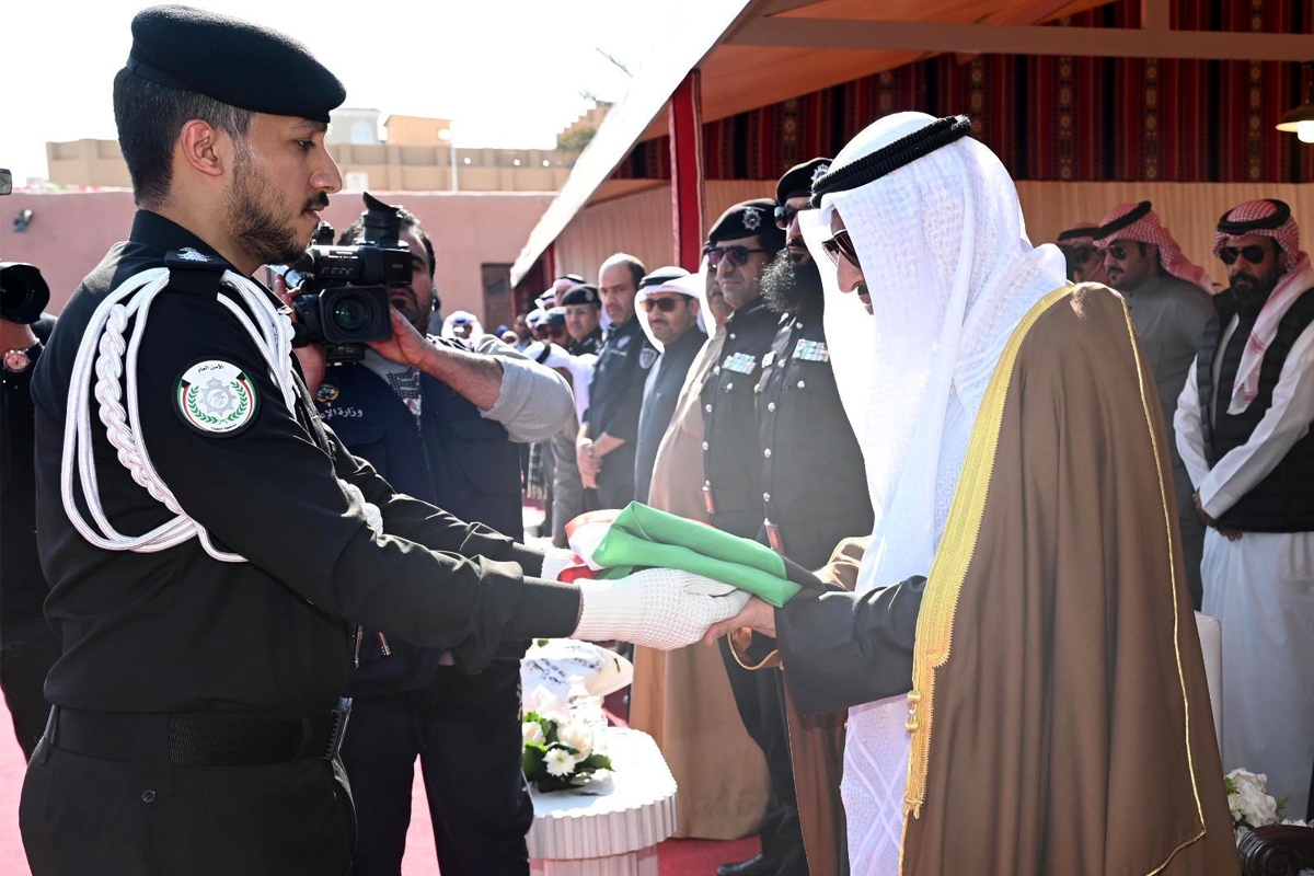 محافظ الجهراء خلال المراسم