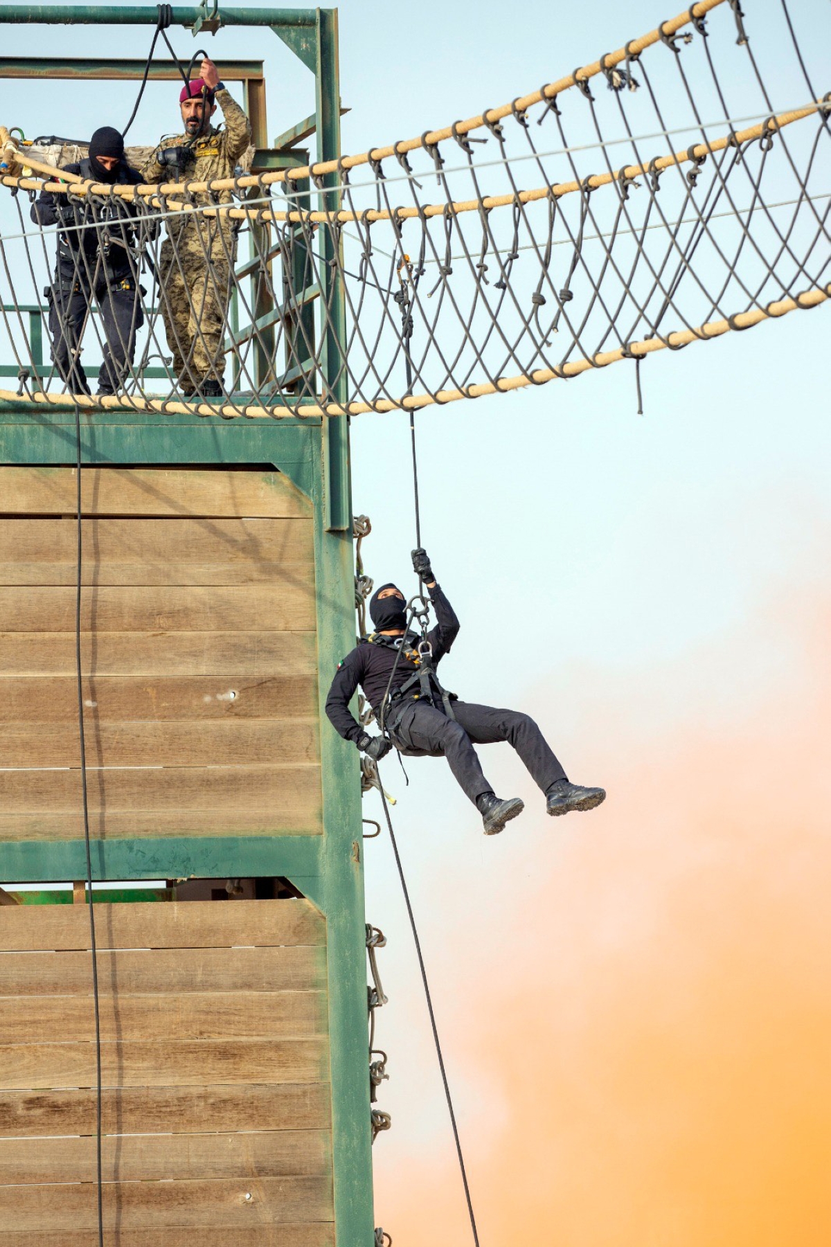 جانب من التدريبات