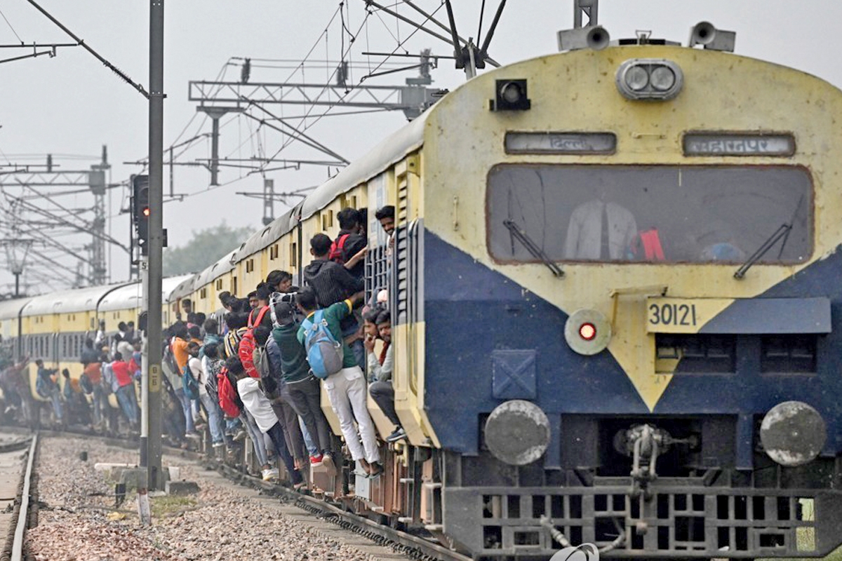 القطارات في الهند 