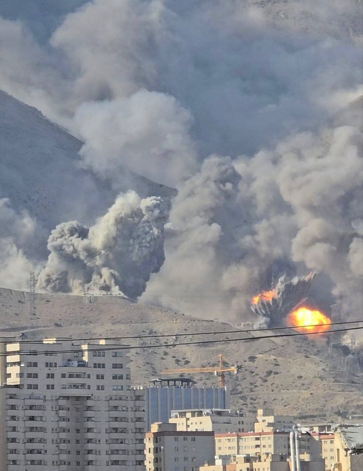 غارة إسرائيلية على غرب طهران