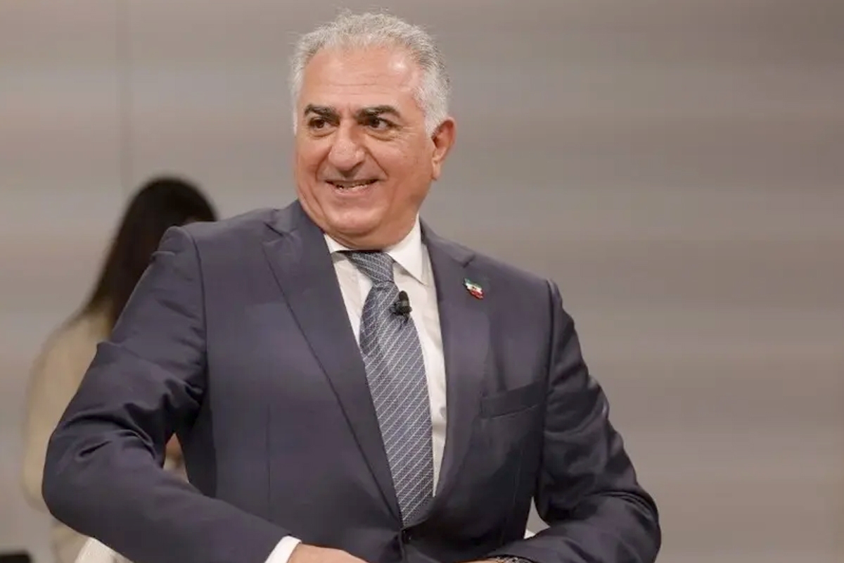 ولي عهد إيران السابق رضا بهلوي 