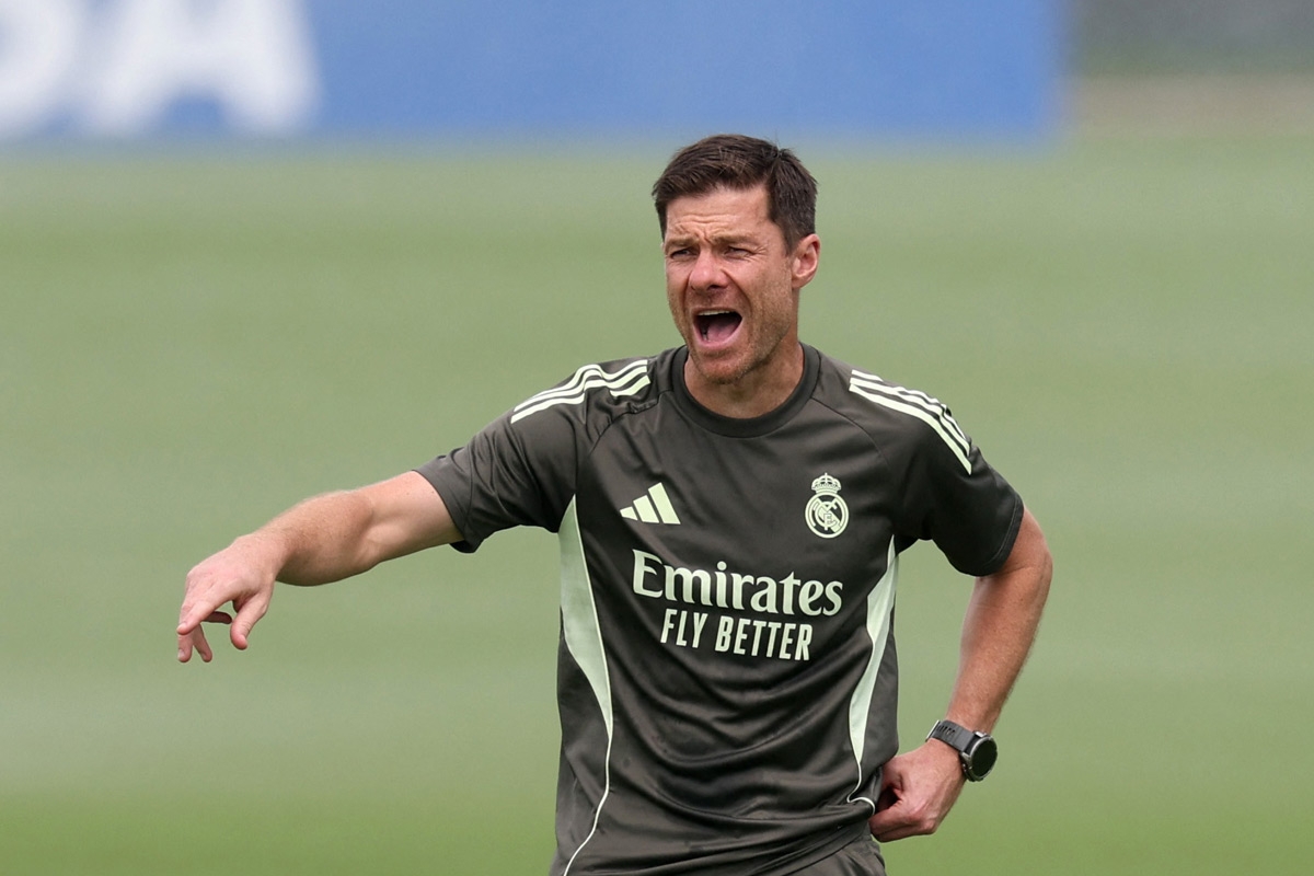 تشابي ألونسو مدرب ريال مدريد الإسباني 