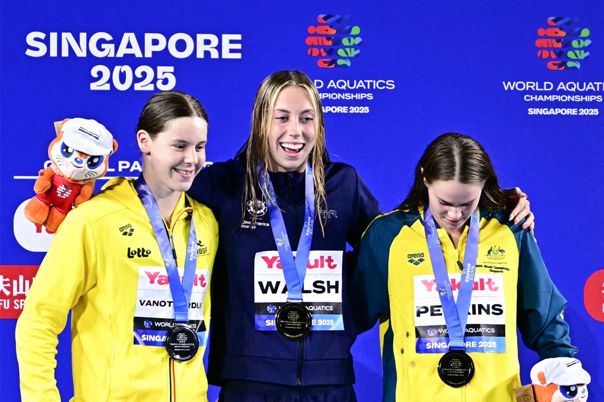 غريتشن تتوج في سباق 100 متر (أ ف ب)