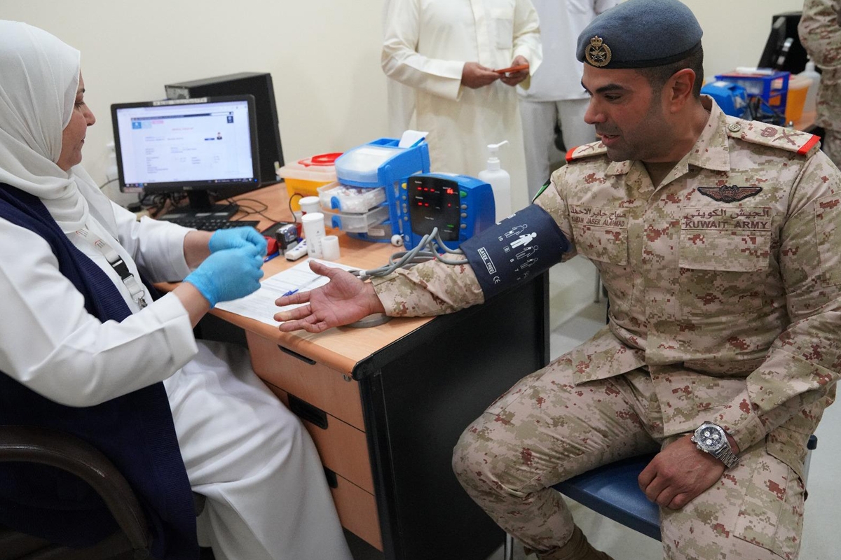 الجابر خلال المشاركة بالحملة