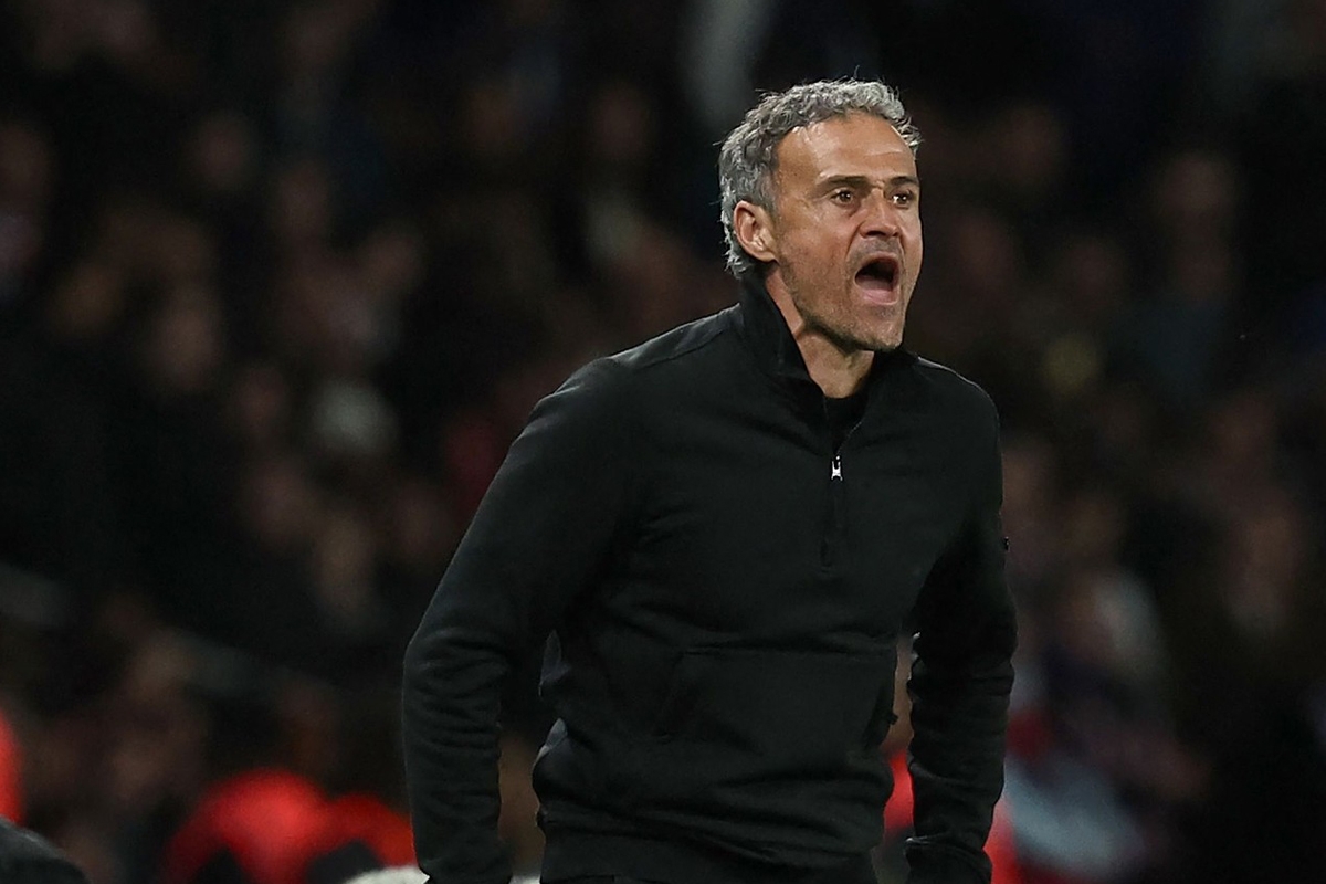 المدرب الاسباني لويس إنريكي