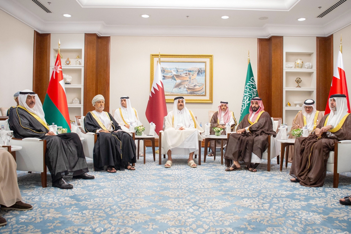 ممثل الأمير خلال اجتماع قادة مجلس التعاون في الدوحة أمس