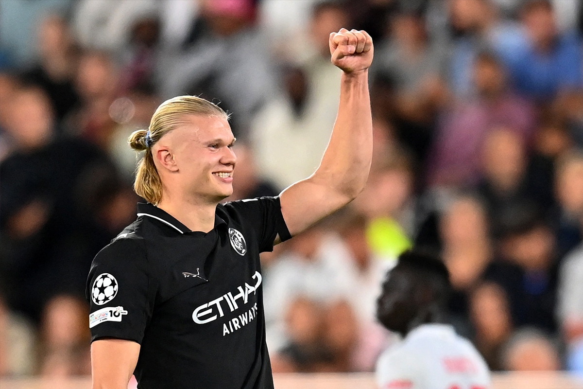 الهداف النرويجي الدولي إيرلينغ هالاند