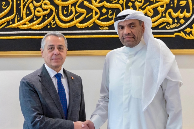 اليحيا يؤكد عمق علاقات الصداقة بين الكويت والاتحاد السويسري