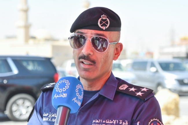 نائب رئيس الإطفاء للحماية المدنية يناقش حريق أمغرة