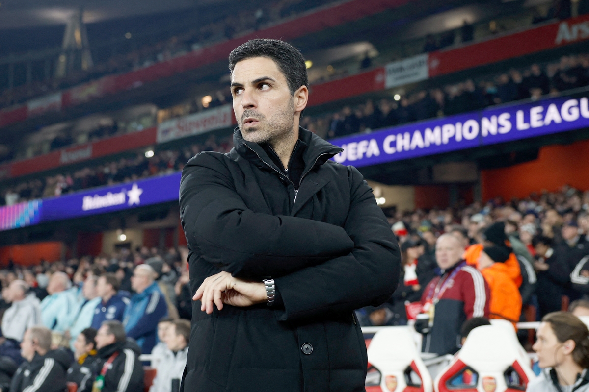 المدرب ميكيل أرتيتا 