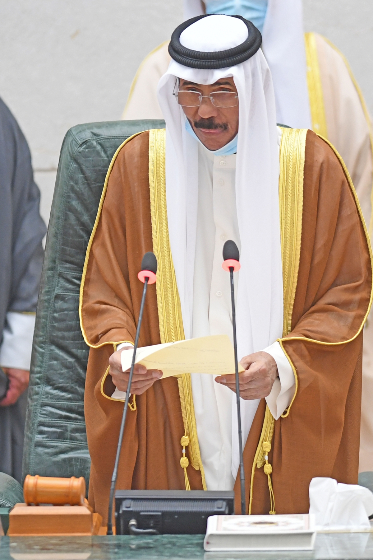 الأمير الراحل خلال أدائه قسم الإمارة    