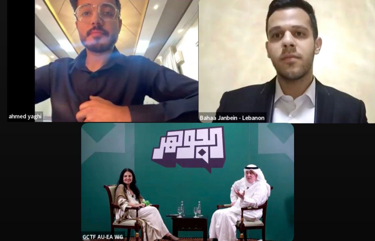 المشاركان بهاء جانبين وأحمد ياغي