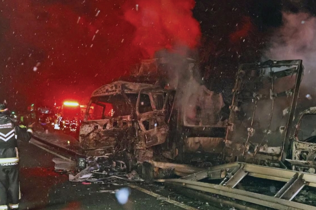 احترقت فمات وأصيب 28 شخصاً 