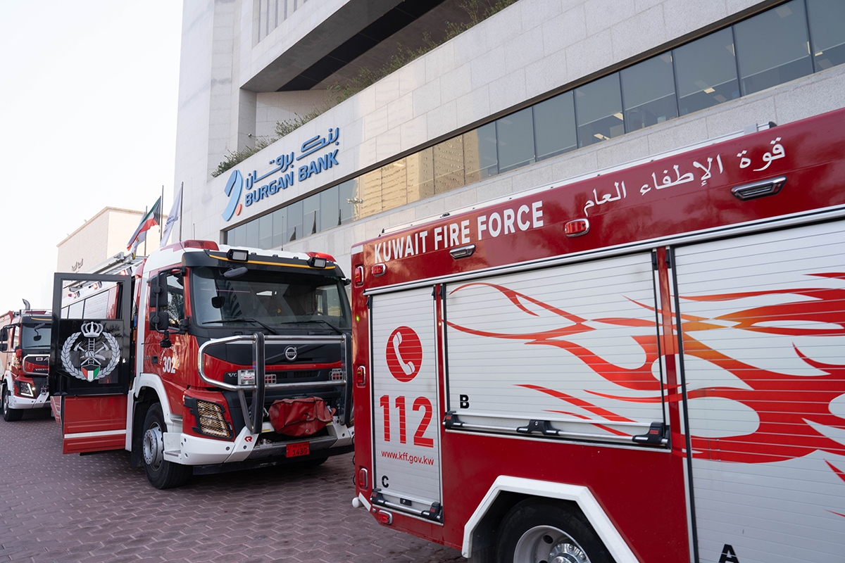 «برقان» يجري عملية إخلاء وهمي لموظفيه في مقره الرئيسي 