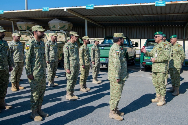 وكيل الحرس الوطني تفقد كتيبة حماية المنشآت الثانية