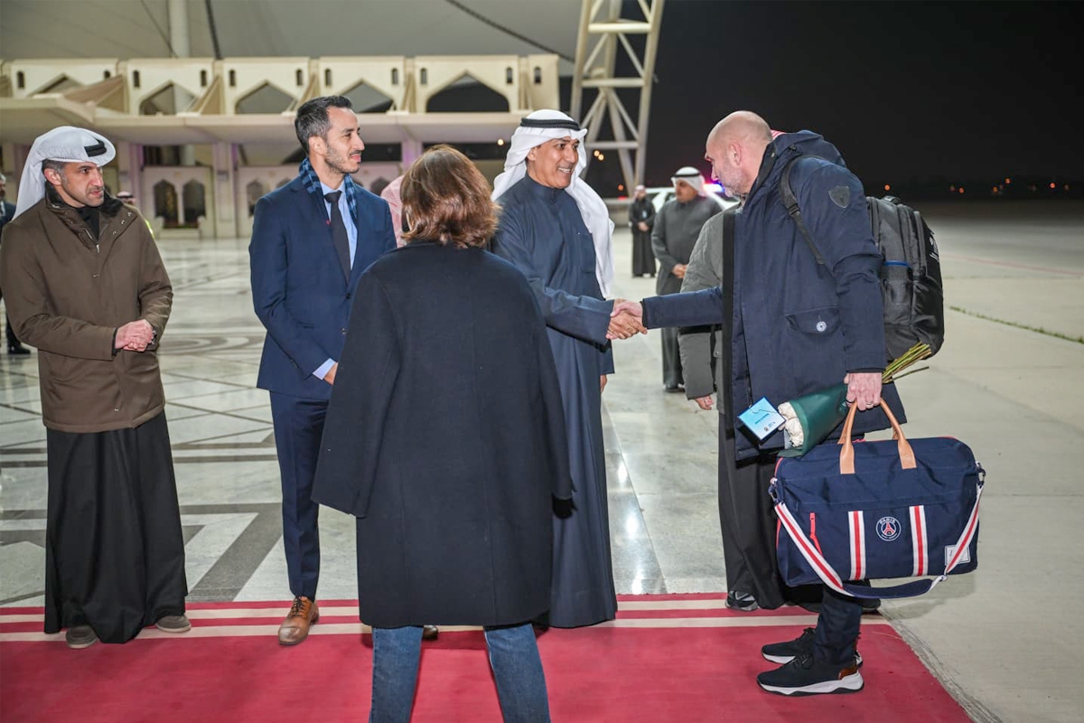 الفقعان مستقبلاً بعثة الفريق