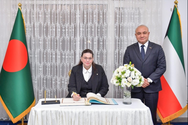 سفارة بنغلادش تختتم التعازي بوفاة رئيسة الوزراء السابقة