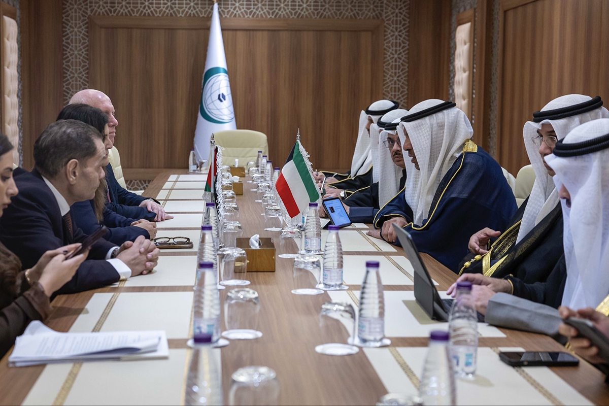 وزير الخارجية بحث تعزيز العلاقات مع فلسطين ومصر على هامش اجتماع «التعاون الإسلامي» 