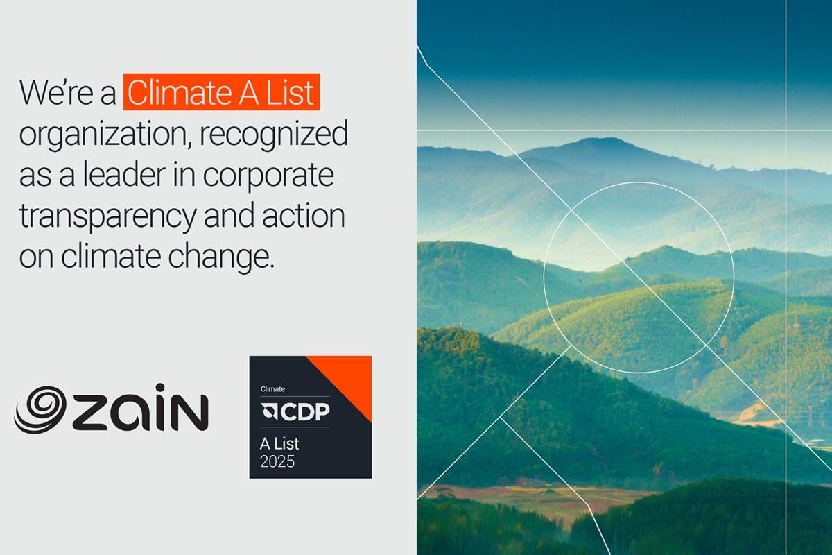 «زين» ترفع تصنيفها في قائمة التصدي لتغير المناخ إلى A 
