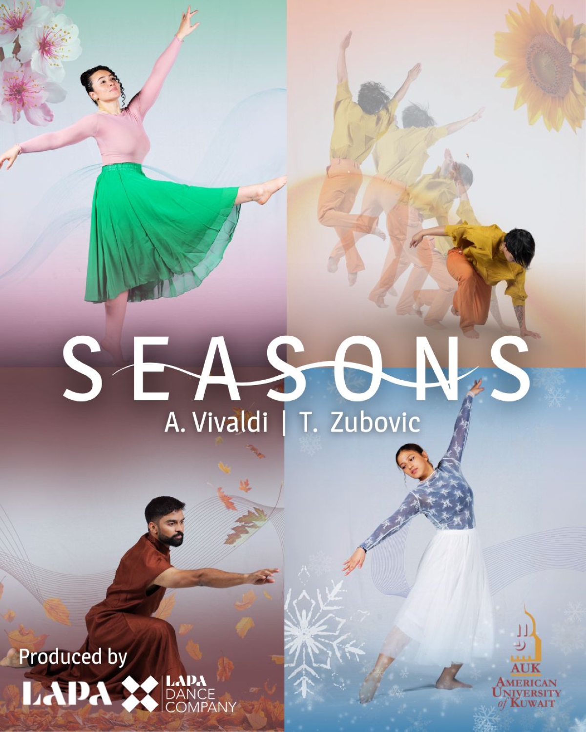  لابا تقدم الفصول ... عرض باليه معاصر لرائعة ڤيڤالدي الشهيرة