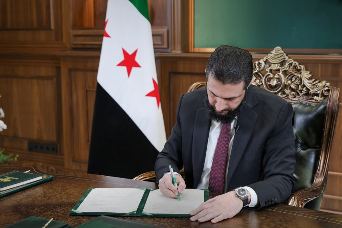 الشرع يصدر مرسوماً بشأن المواطنين السوريين الكرد: جزء أساسي وأصيل من الشعب 