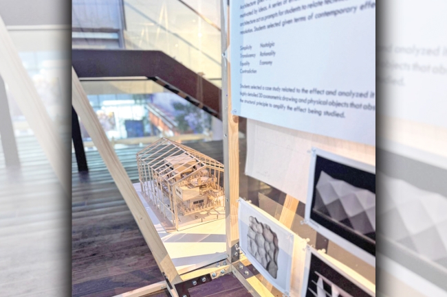 طلبة «العمارة» شاركوا بـ«جاردينيا» 