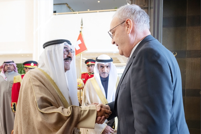رئيس الاتحاد السويسري: حريصون على تعزيز العلاقات الثنائية مع الكويت