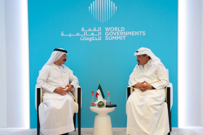 العبدالله يستقبل رئيس مجلس الإدارة والرئيس التنفيذي لمجموعة موانئ دبي العالمية