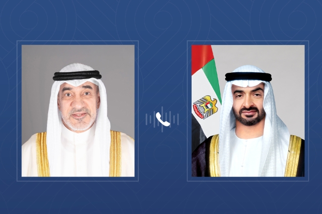 رئيس الإمارات يجري اتصالاً هاتفياً بالنائب الأول للاطمئنان على صحته