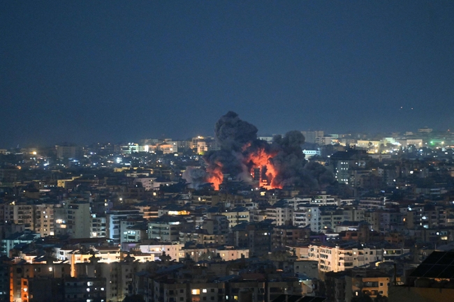 ضربات جوية إسرائيلية تستهدف العاصمة اللبنانية