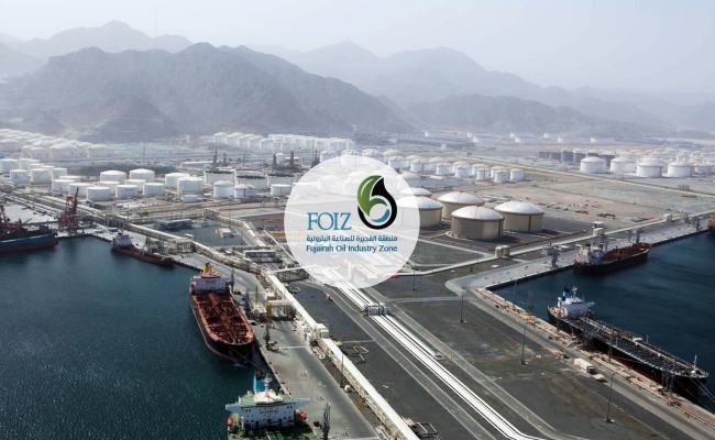 حريق في منطقة الفجيرة للصناعة البترولية نتيجة سقوط شظايا مسيّرة