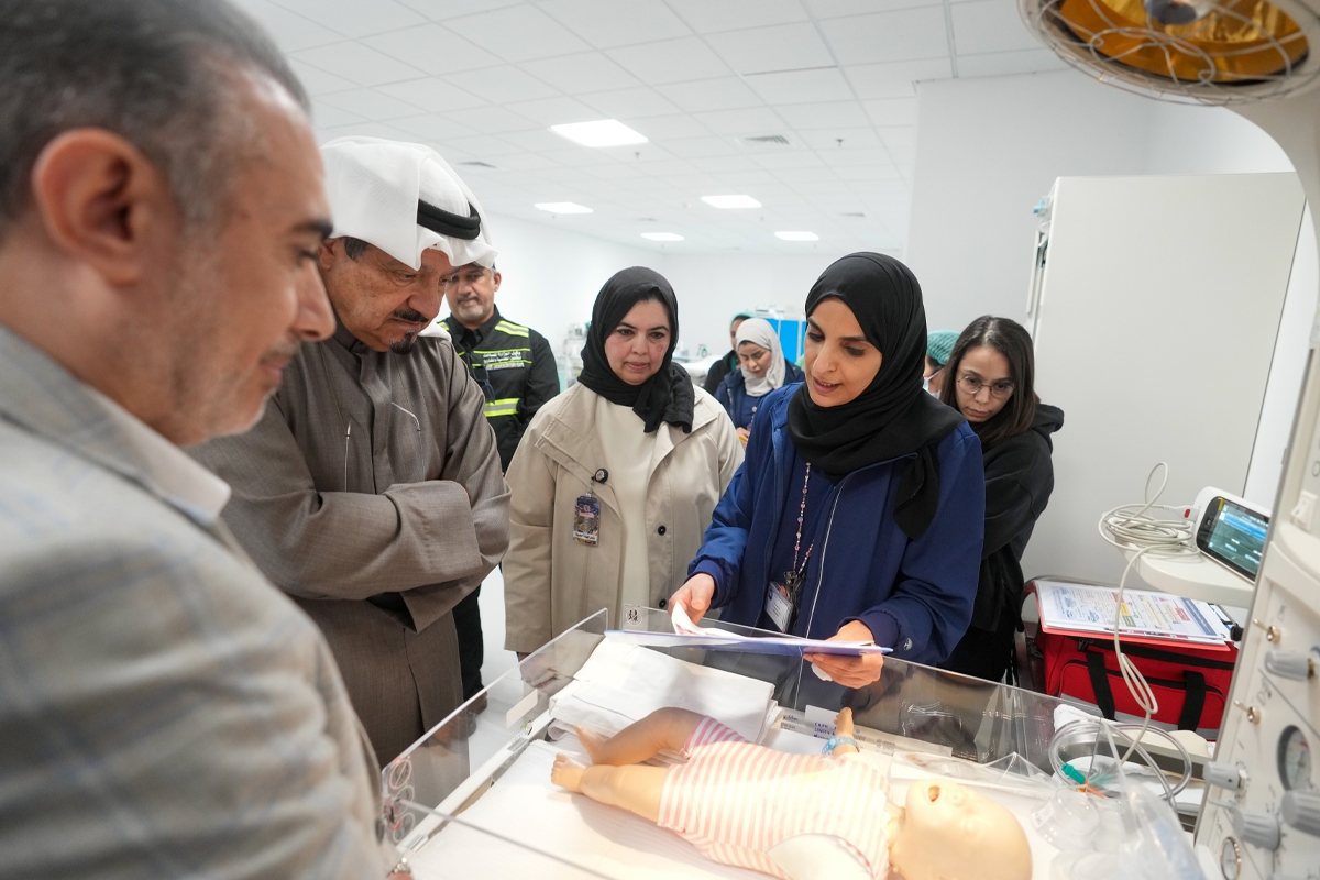 العبدالله: نثمن تفاني الكوادر الطبية للحفاظ على صحة الجميع