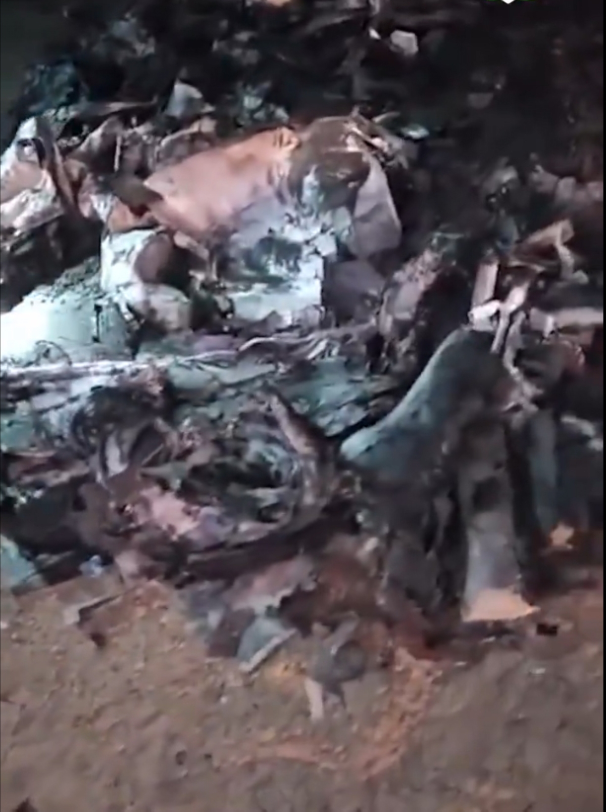 جانب من تدمير الحرس لأحد الأهداف الإيرانية المعادية