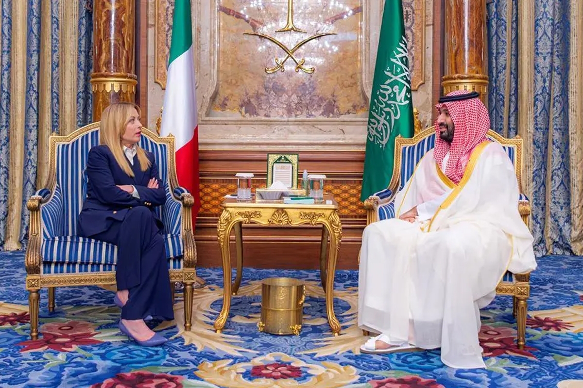 ولي العهد السعودي يبحث ورئيسة وزراء إيطاليا الأوضاع الإقليمية وتداعيات التصعيد العسكري 