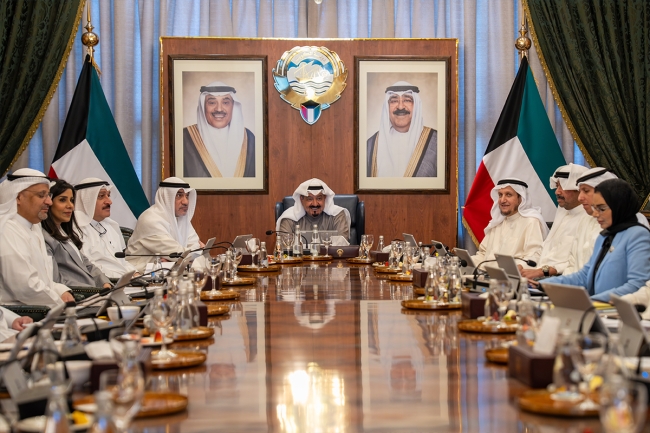 مجلس الوزراء يعقد اجتماعاً برئاسة العبدالله 