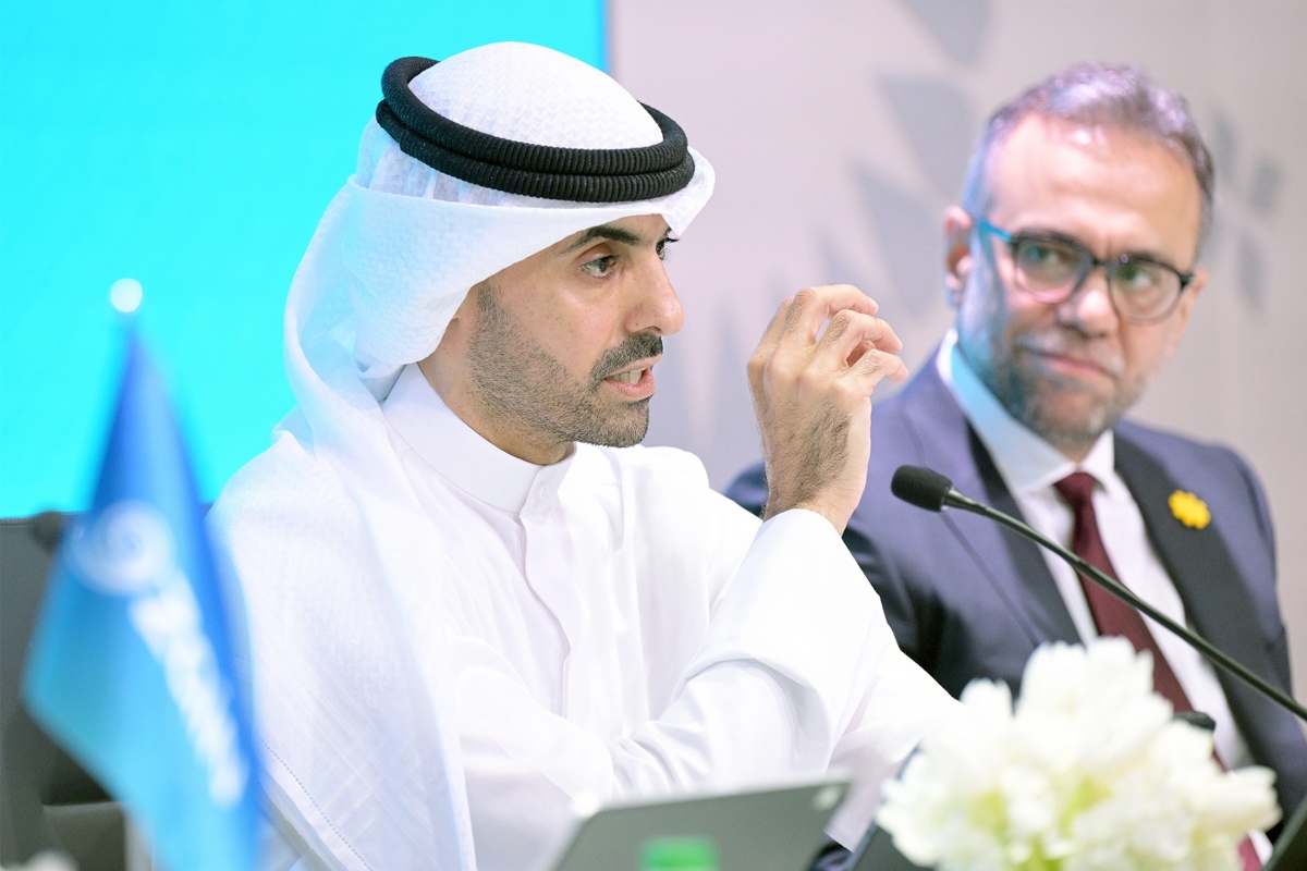 بدر الخرافي متحدثاً 